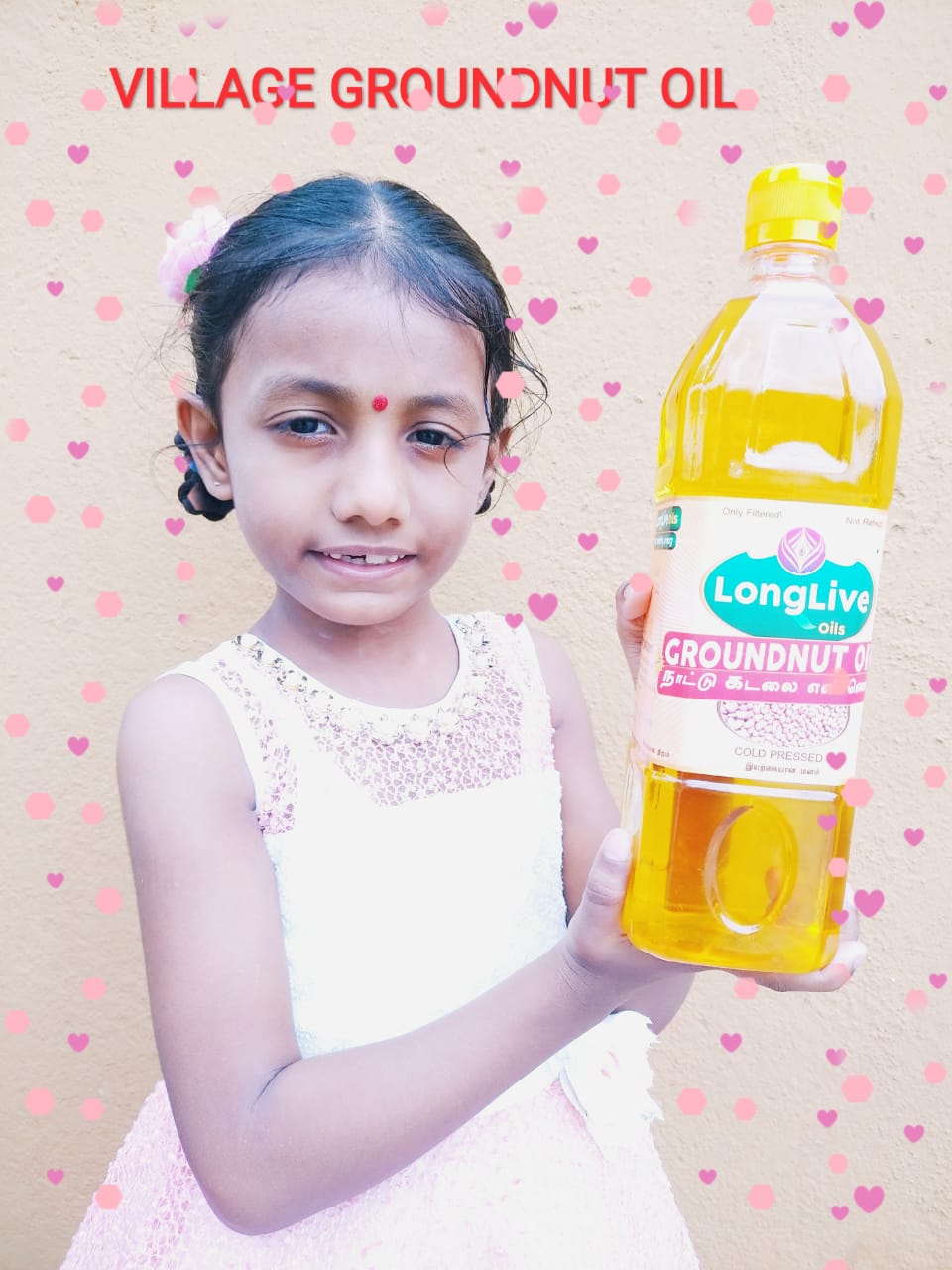 Village Groundnut Oil 1litre Chekku oil